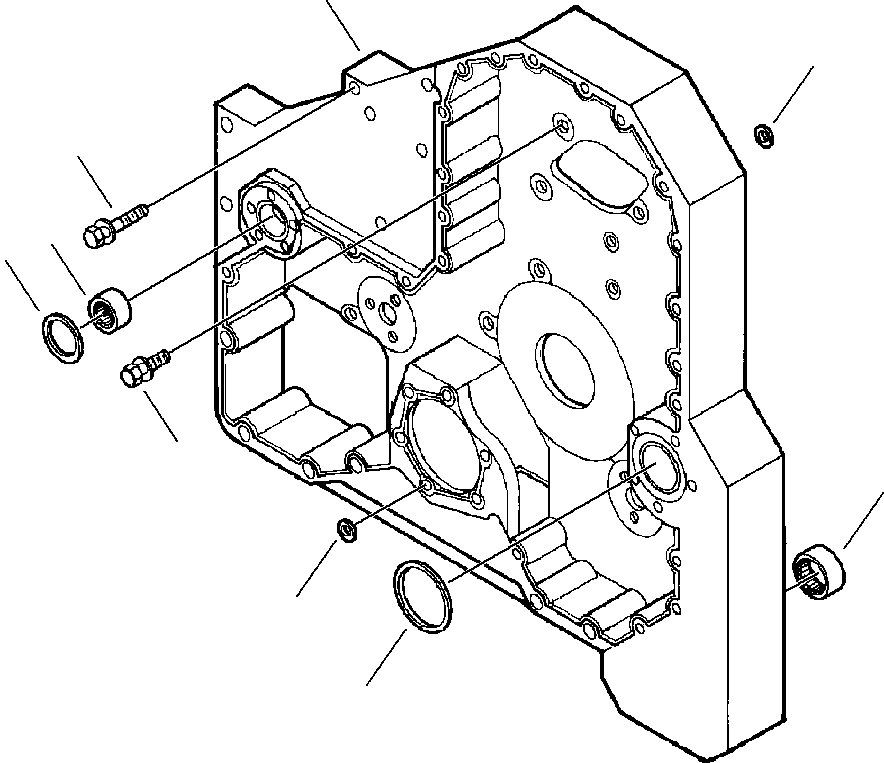 HOUSING, GEAR 1310 925 H2 KOMATSU