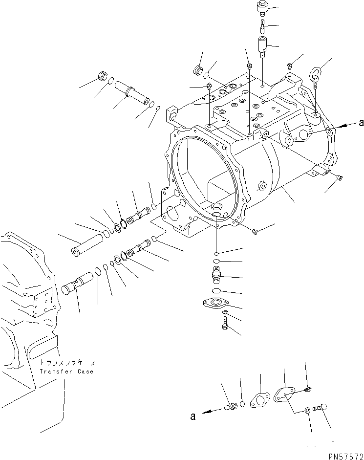 TRANSMISSION ASS'Y,(EXCEPT PTO) 23E-15-11010 KOMATSU