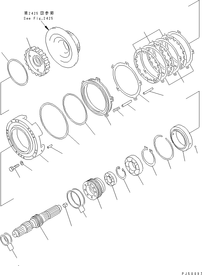 PISTON,1ST 23E-15-12751 KOMATSU