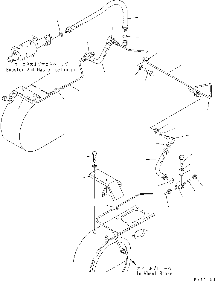 Гайка 07201-60816 KOMATSU