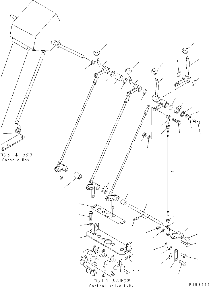 KNOB ASS'Y,SCARIFIER 237-43-00091 KOMATSU