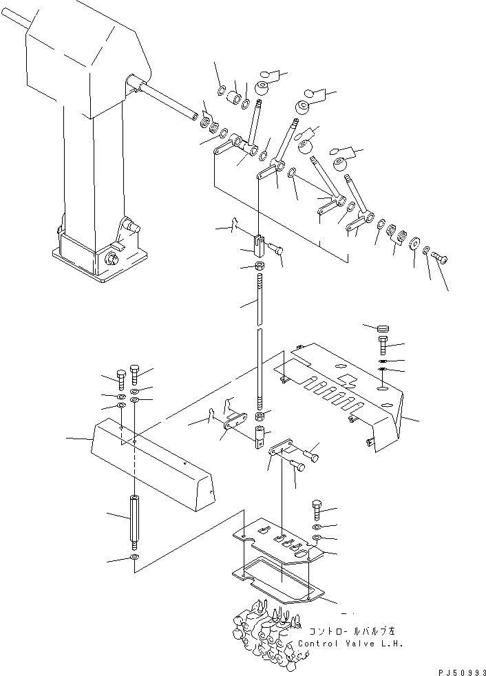 Табличка управления 237-54-13210 KOMATSU