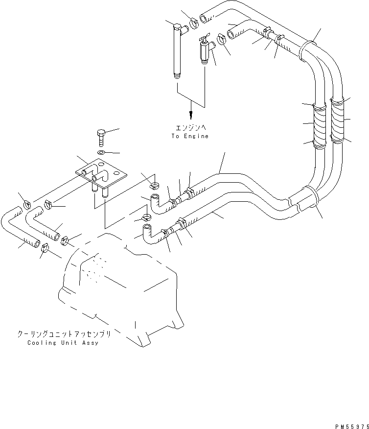 Шланг 23B-809-1330 KOMATSU