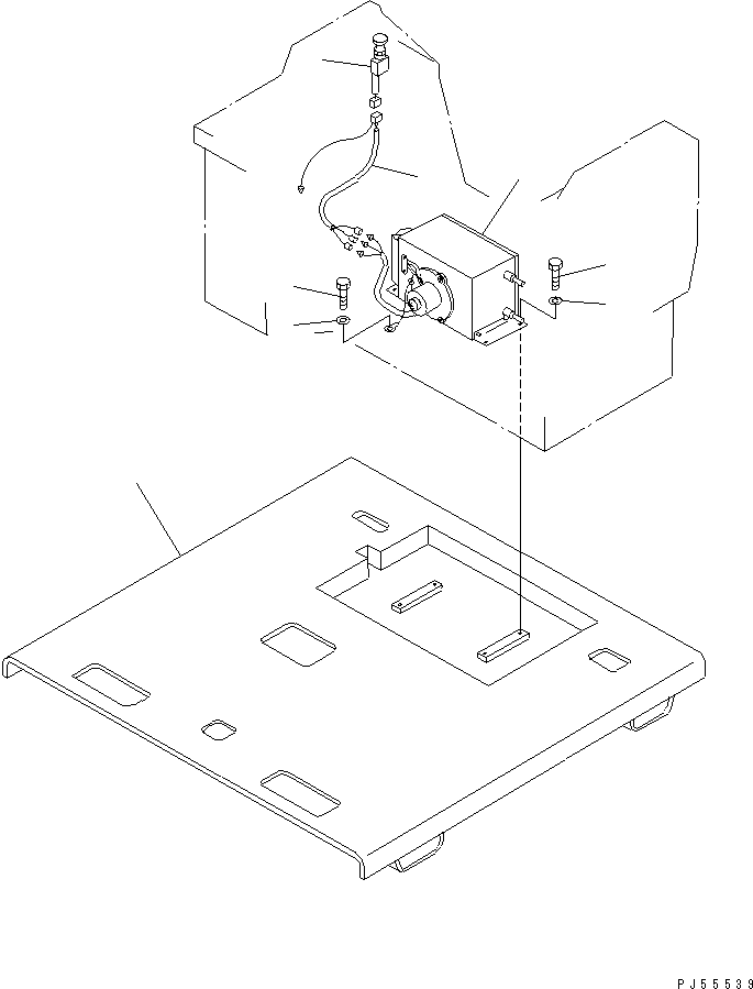 FRAME,FLOOR (MODIFIED PARTS) 23B-807-1230 KOMATSU