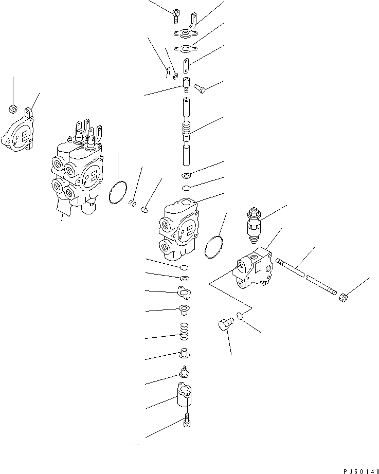 Управляющий клапан в сборе 23E-60-12100 KOMATSU