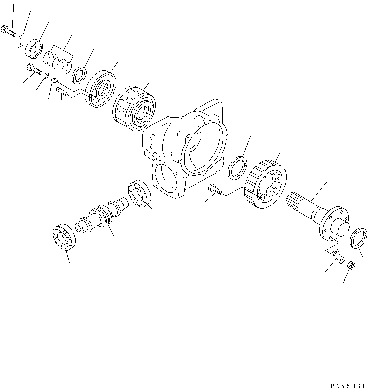 WHEEL,WORM 232-70-54141 KOMATSU