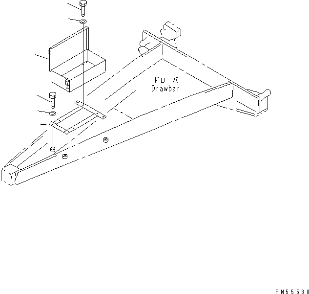 BOX,TOOL 23D-98-11120 KOMATSU