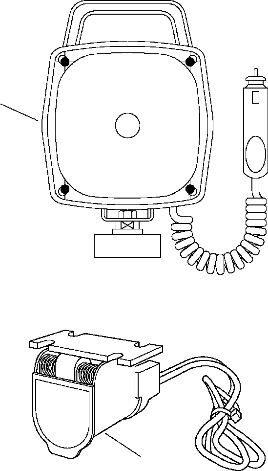 OUTLET, TROUBLE LIGHT 1434 463 H91 KOMATSU