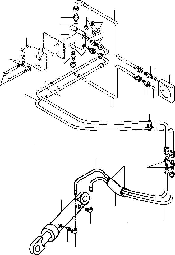 Соединительный штуцер 9403 216 KOMATSU