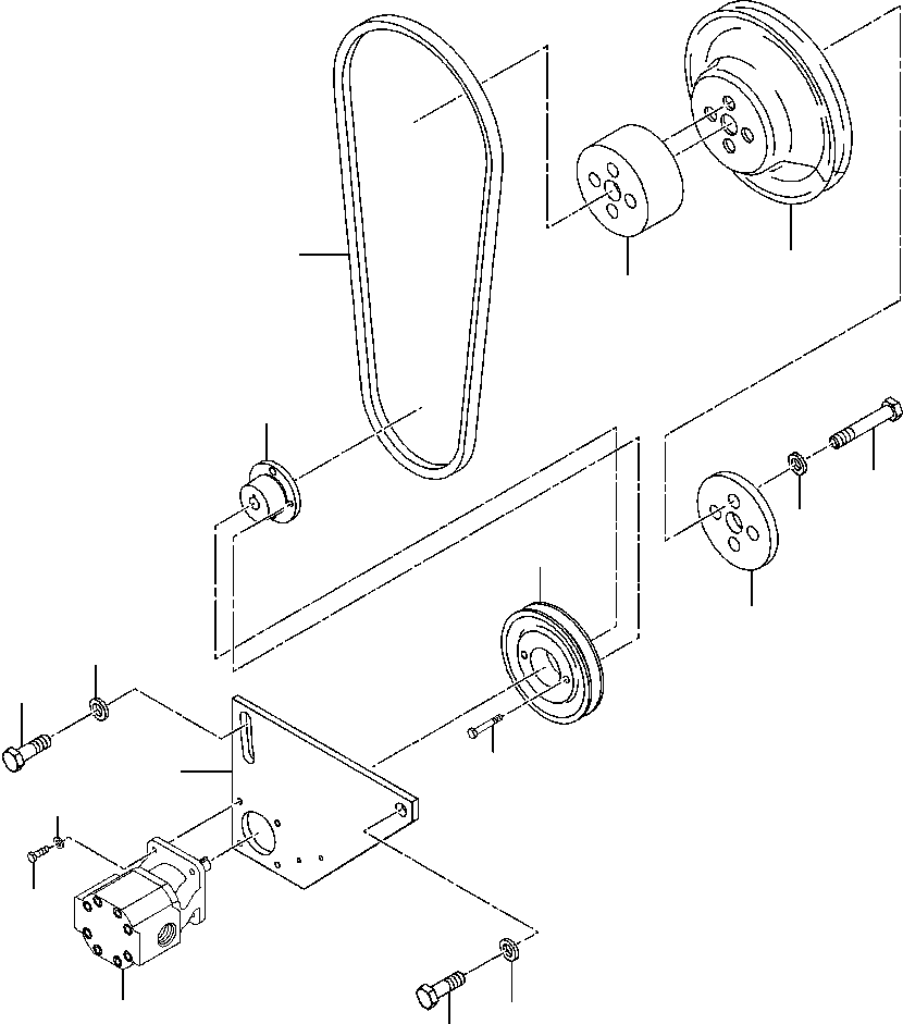 COOLER INSTALLATION, REAR AXLE OIL 1436 324 H91 KOMATSU