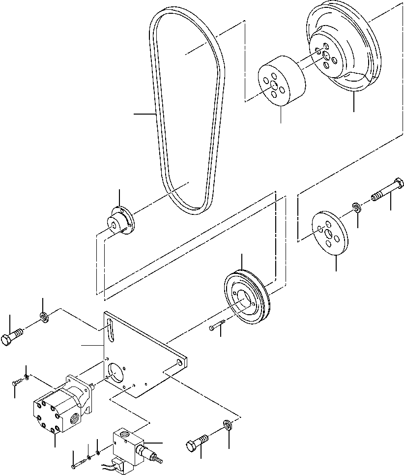 HYDRAULIC SYSTEM, LOCK/UNLOCK DIFFERENTIAL 1436 327 H91 KOMATSU