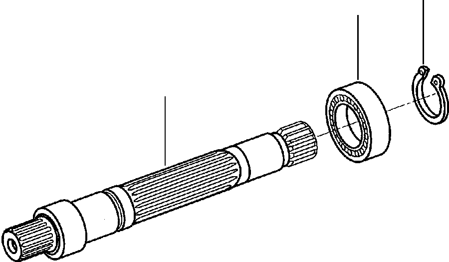 SHAFT ASSEMBLY, AWD PUMP 1438 652 H91 KOMATSU