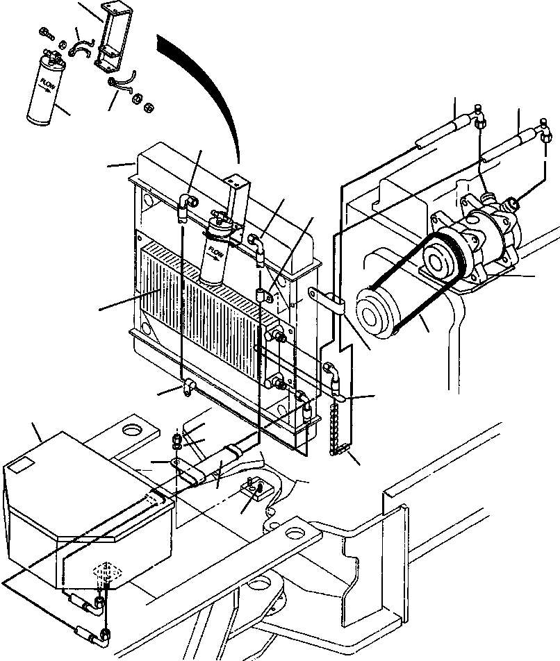 KIT, CONDENSER 1439 656 H91 KOMATSU