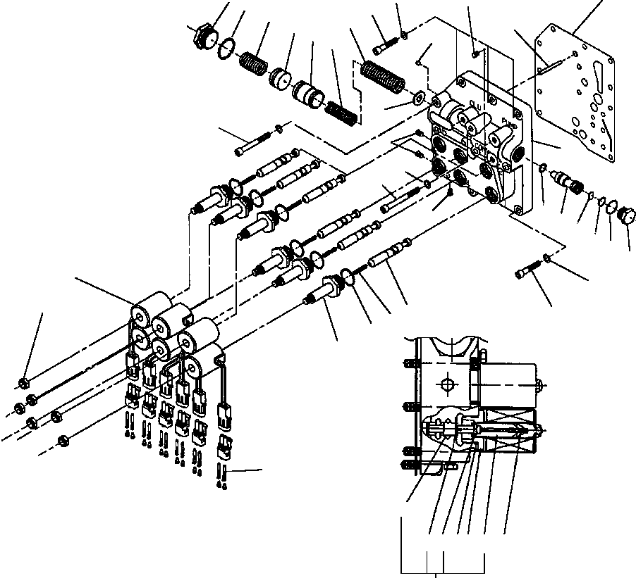Корпус клапана 1244 230 H1 KOMATSU