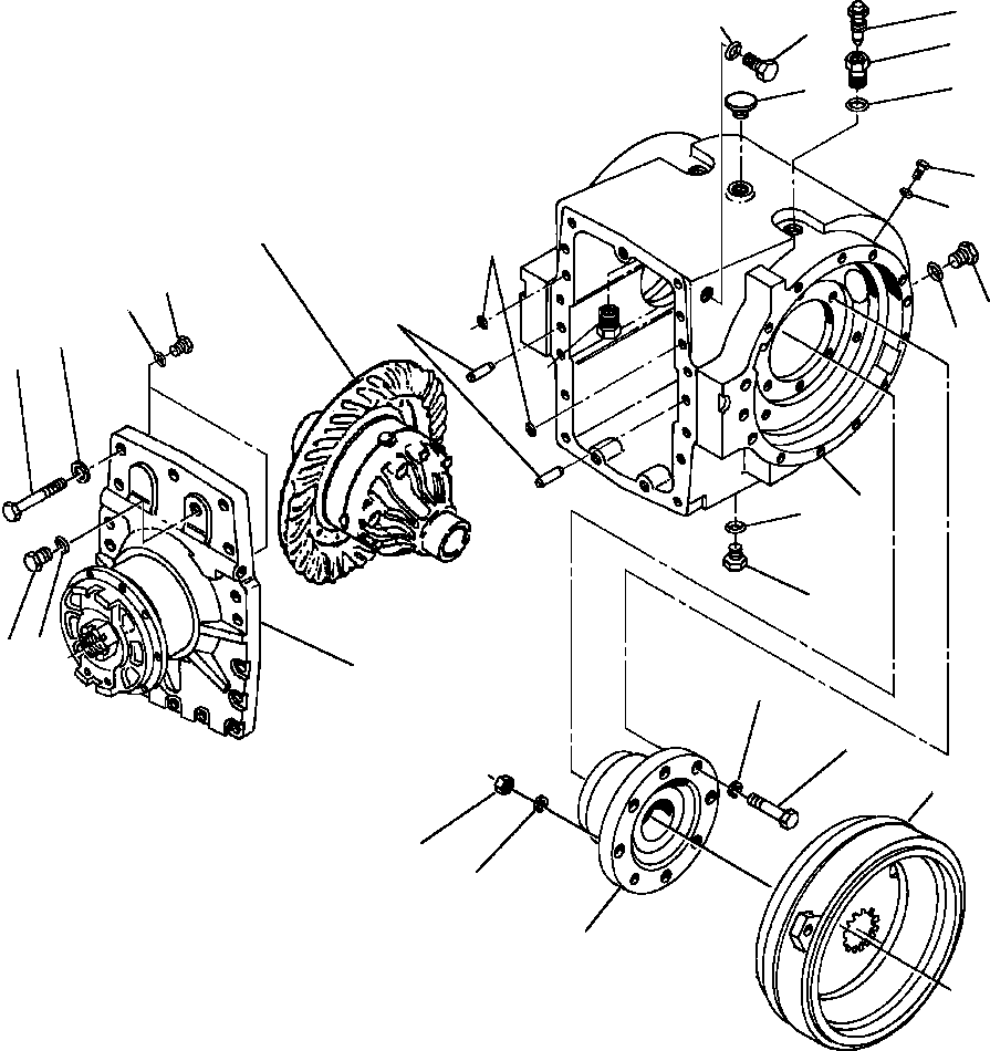 CASE ASSEMBLY, DIFFERENTIAL 1431 880 H91 KOMATSU