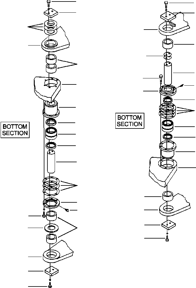 BOLT - BAFFLE TO REAR FRAME 180 126 KOMATSU