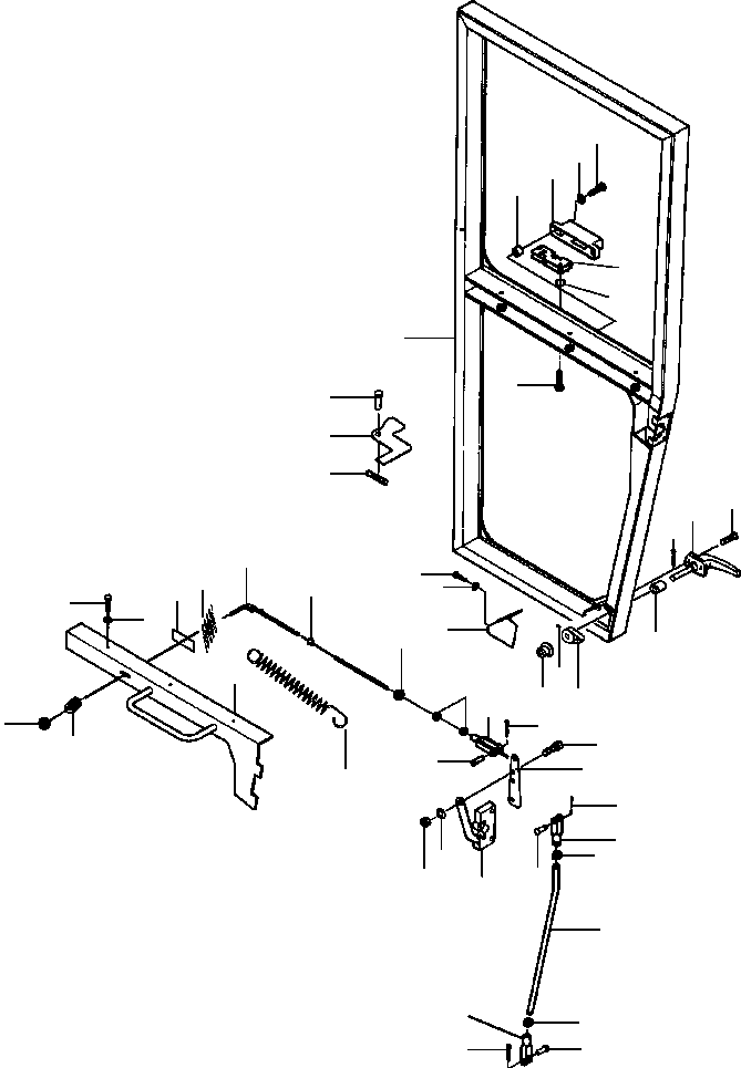 PLATE, SIDE LATCH MOUNTING 1266 868 H2 KOMATSU