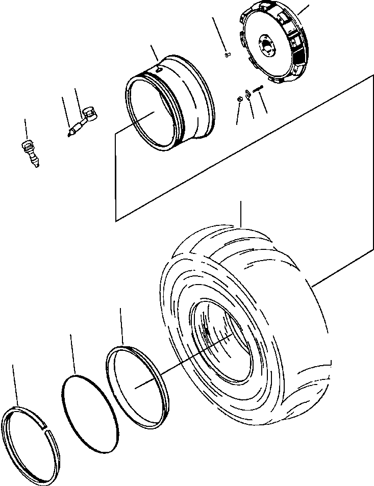 Шина - 13.00 X 24 10 PLY 91 215 KOMATSU