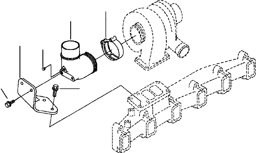 PIPE, EXHAUST OUTLET 6735-11-4920 KOMATSU