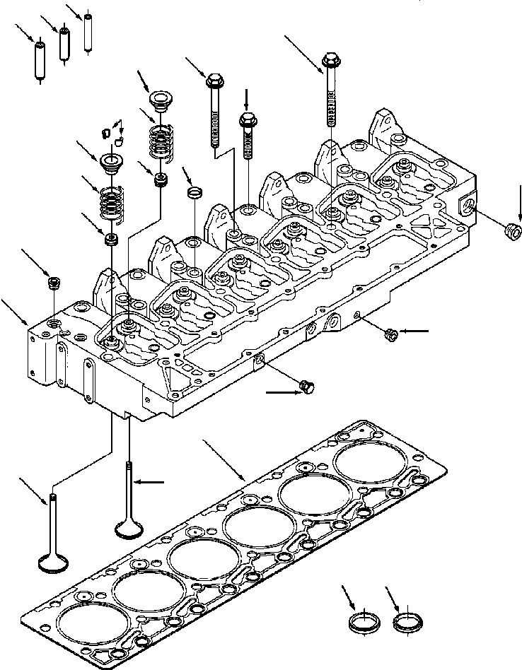 GASKET, CYLINDER HEAD - 0.25MM OS 6735-19-1820 KOMATSU