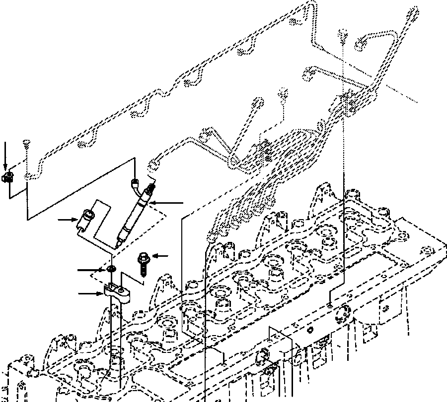 SEAL, INJECTOR 1295 775 H1 KOMATSU