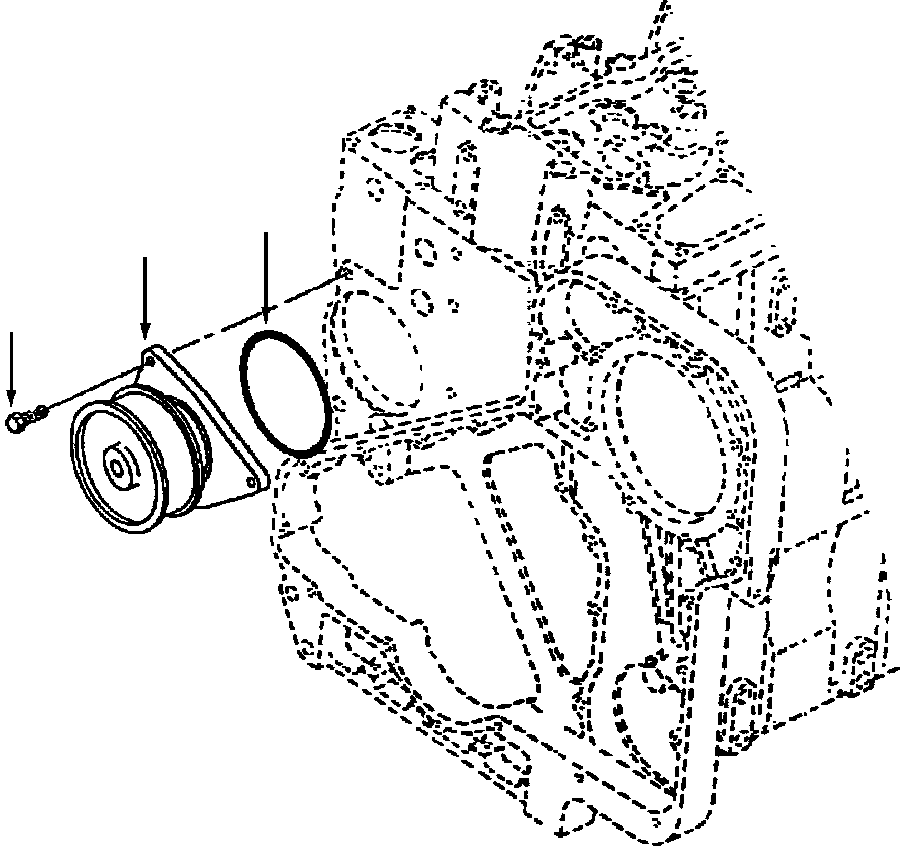 PULLEY, WATER PUMP 1295 447 H1 KOMATSU
