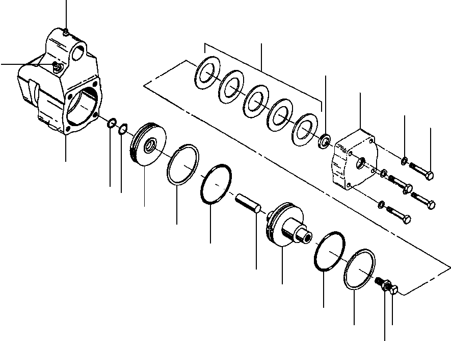 Шестигранная гайка 131 140 KOMATSU