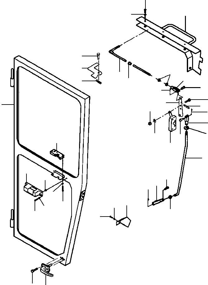 DOOR ASSEMBLY - R.H 1434 624 H91 KOMATSU