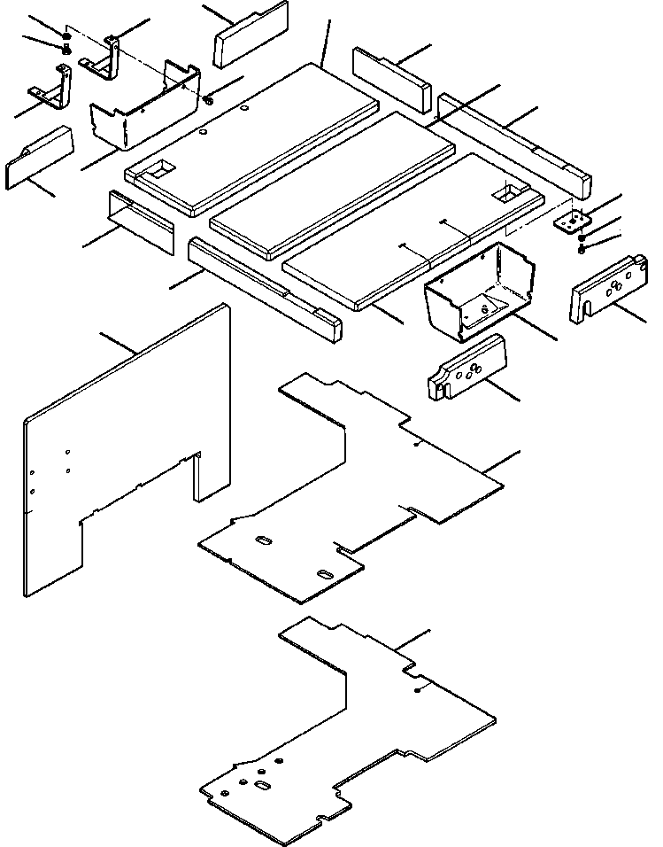 FLOORMAT INSTALLATION (1433 928 H91) KOMATSU
