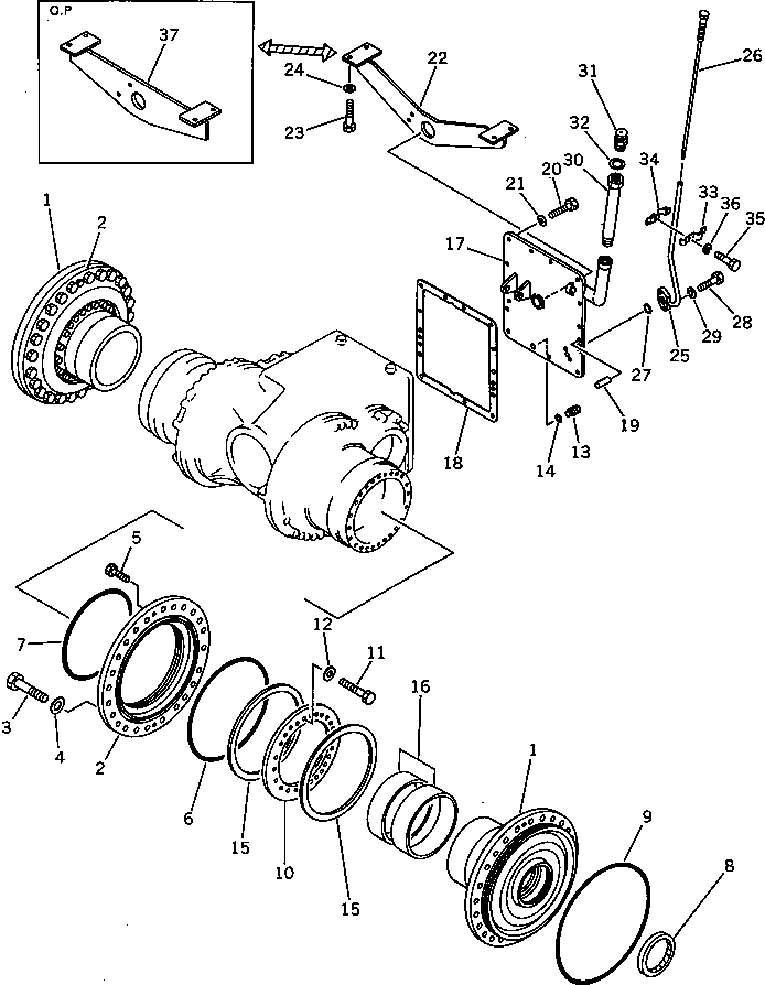 Болт 01010-51875 KOMATSU