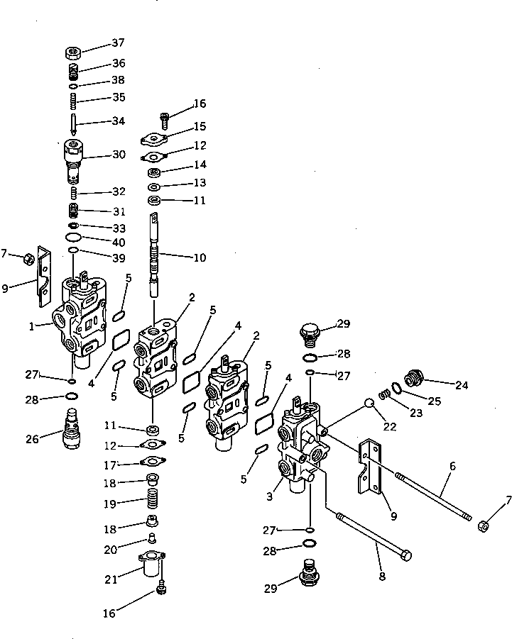 VALVE ASS'Y,MAIN RELIEF 700-20-54001 KOMATSU