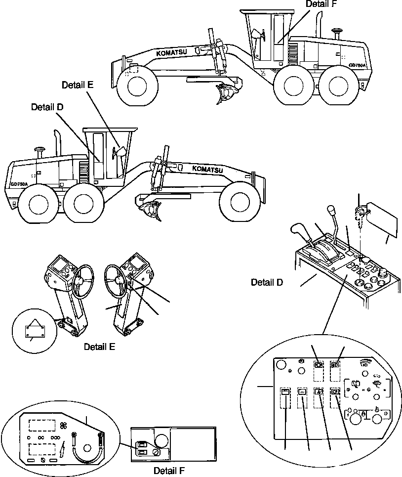 CIRCUIT BREAKER LOCATIONS 1439 643 H1 KOMATSU