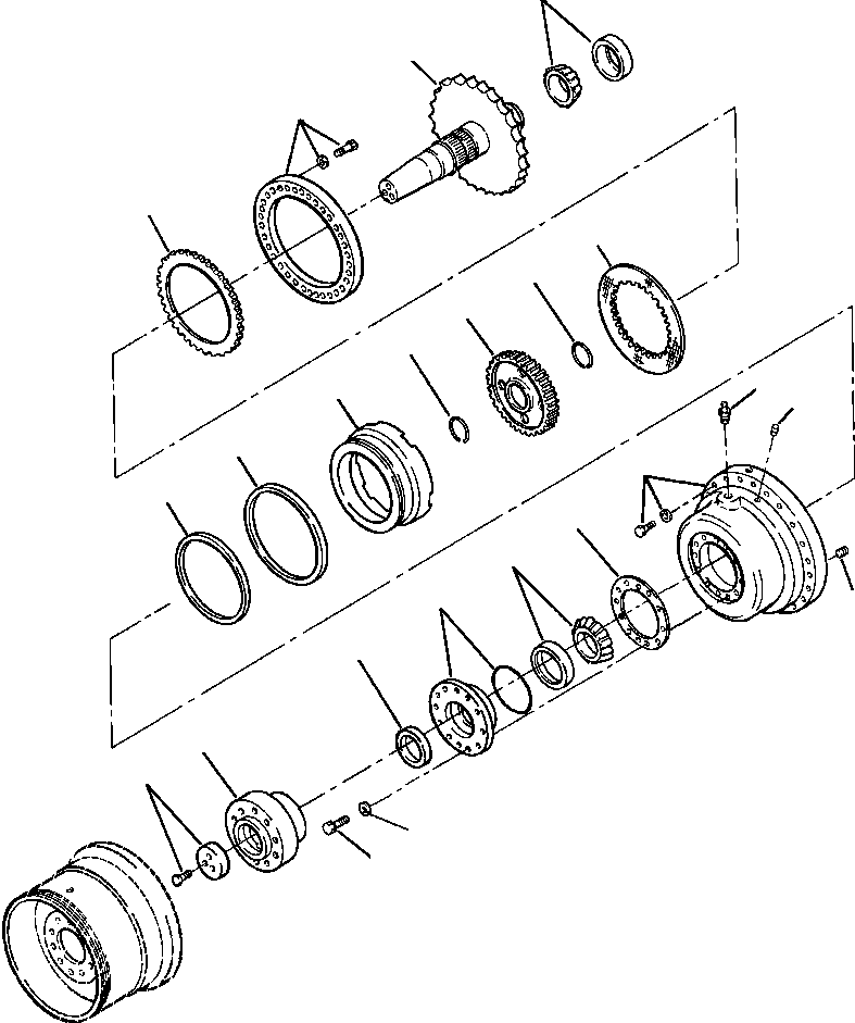 Подшипник 62 445 D KOMATSU