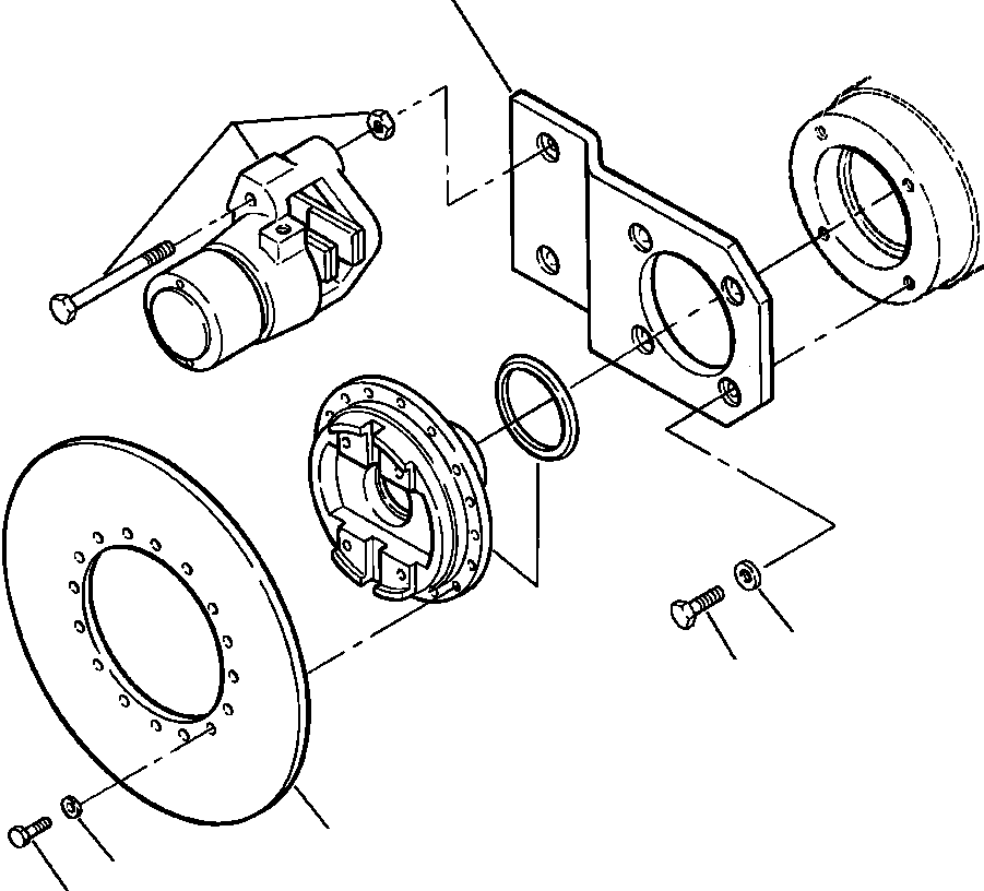 DISK, PARKING BRAKE 1437 334 H3 KOMATSU