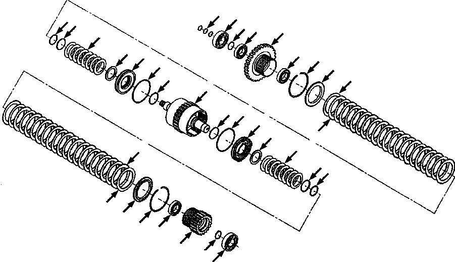 GEAR, CLUTCH - 4TH (44 TEETH) 1437 700 H1 KOMATSU