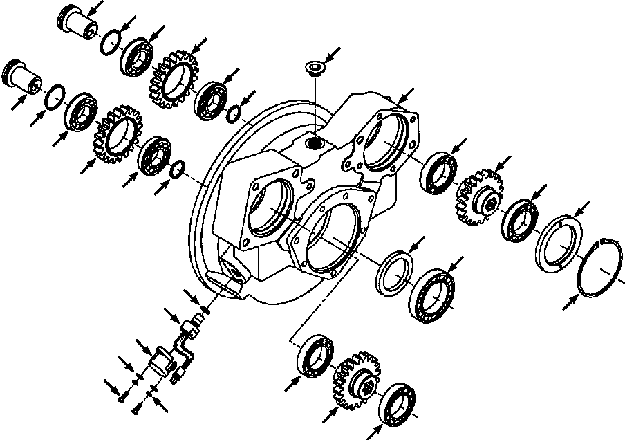 Шарикоподшипник 1437 655 H1 KOMATSU