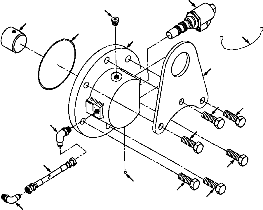 JUMPER, LOCKUP CONVERTER 1438 232 H1 KOMATSU