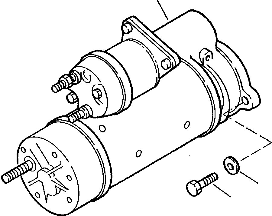CRANKING MOTOR 1435 209 H92 KOMATSU