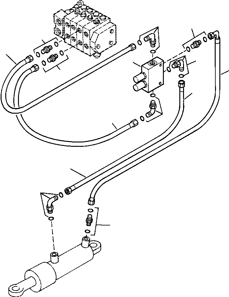 Шланг 1438 976 H2 KOMATSU