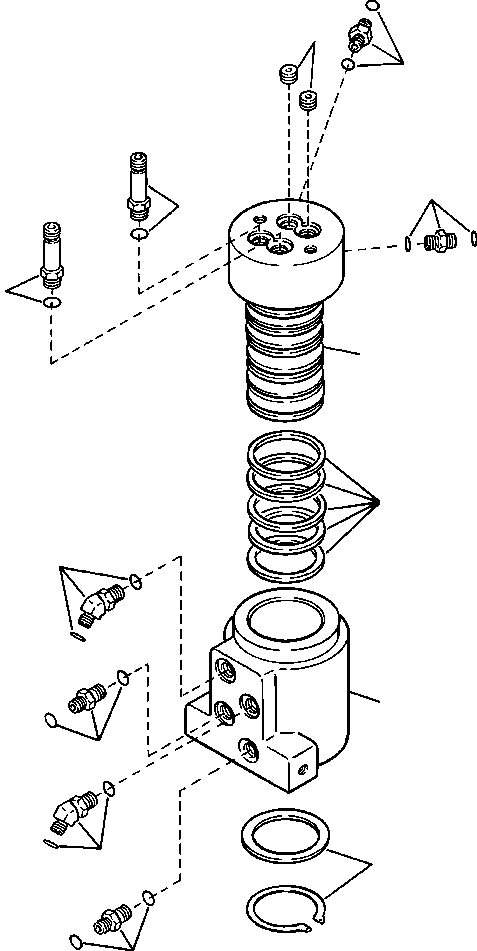 CONNECTOR, LONG 1436 134 H91 KOMATSU