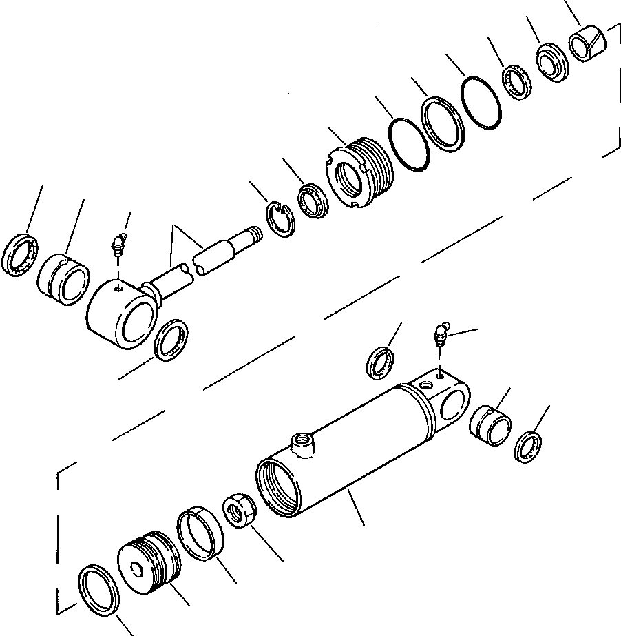 CYLINDER ASSEMBLY, WHEEL LEAN 23C-63-A3100 KOMATSU