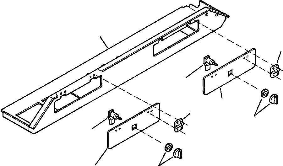 DOOR, GLOVEBOX 1439 435 H1 KOMATSU