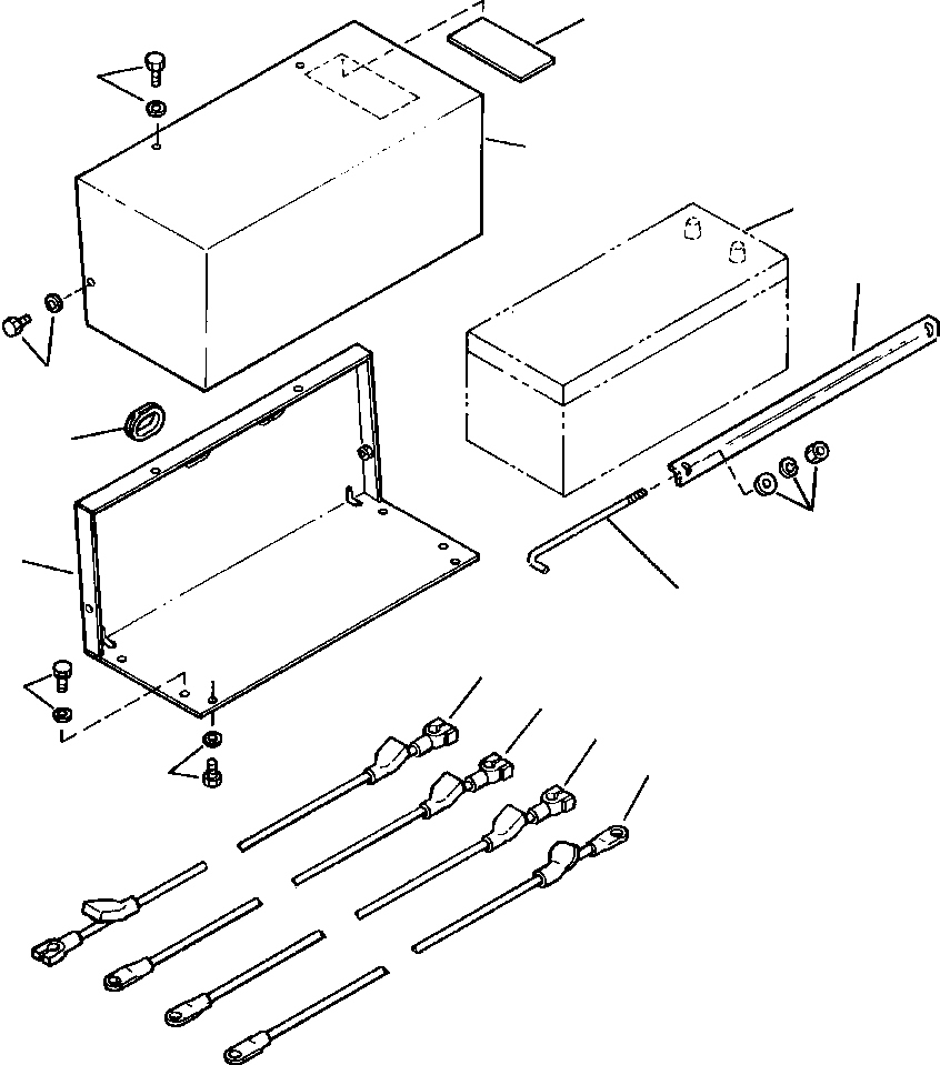 BATTERY MOUNTING 1435 208 H92 KOMATSU