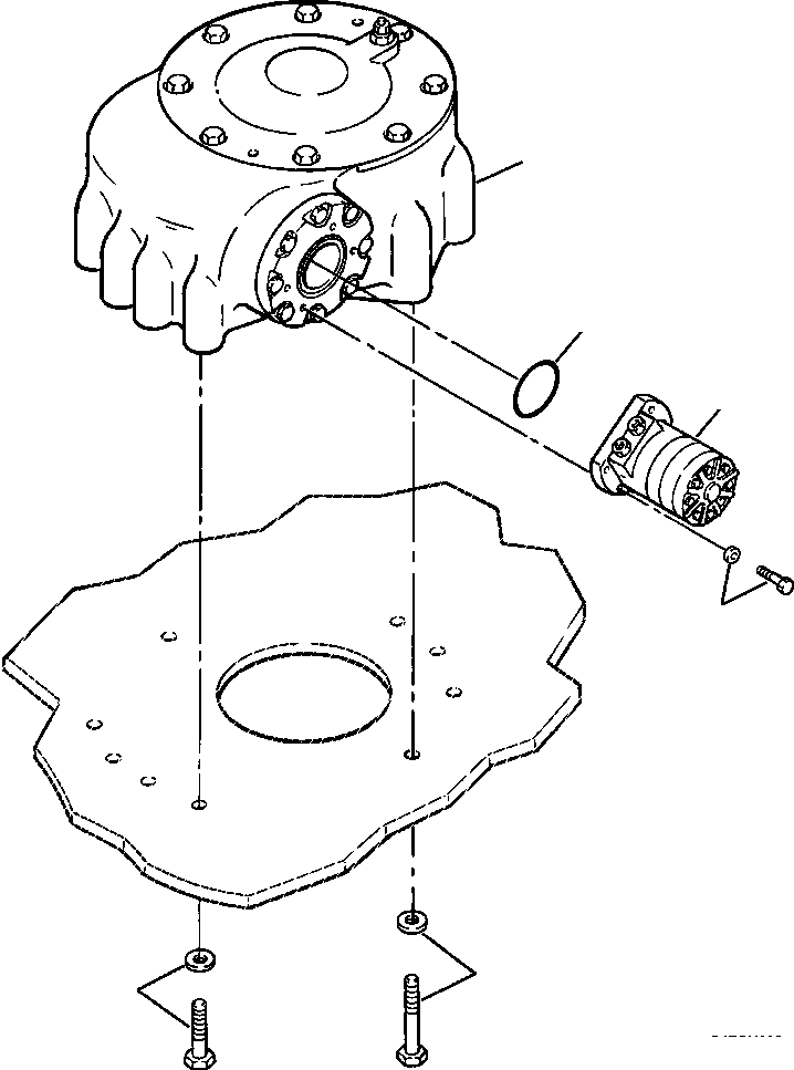 Уплотнительное кольцо круглого сечения 22 276 R1 KOMATSU