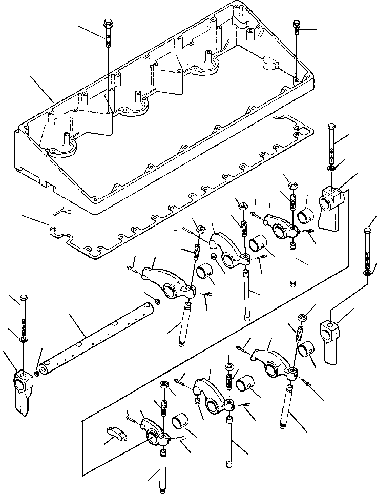 ASSEMBLY, ROCKER LEVER 1296 262 H91 KOMATSU