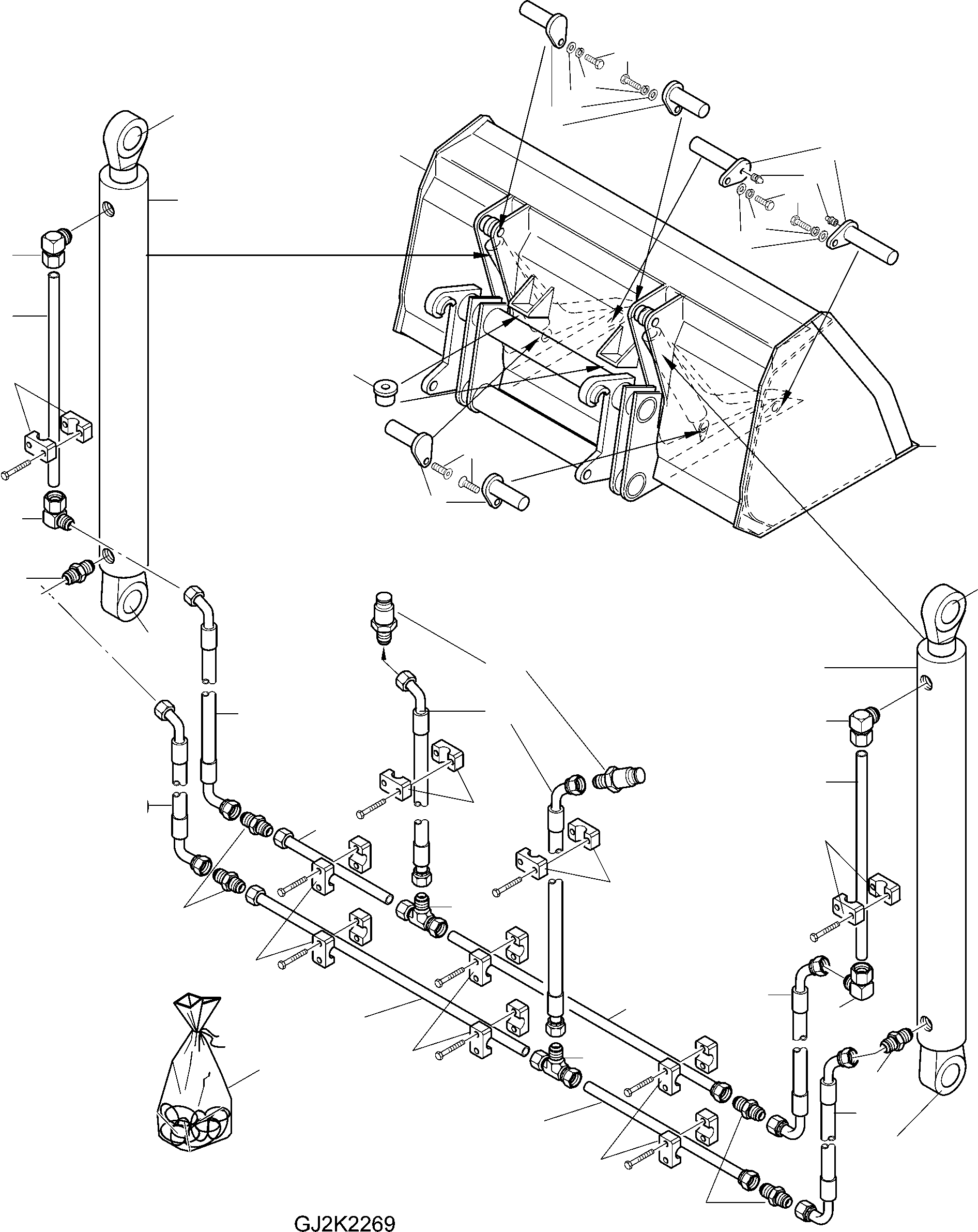 Палец 423-71-H0P07 KOMATSU