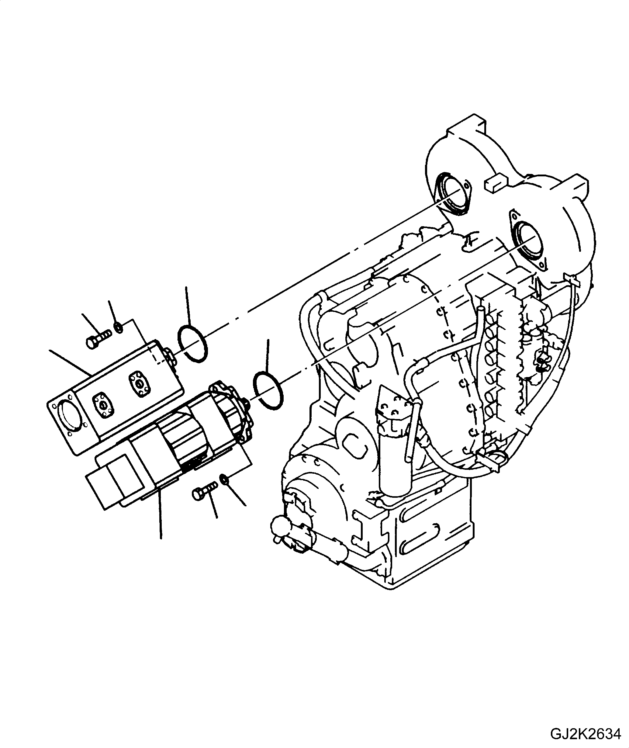 HYDRAULIC PUMP (WITH BRAKE COOLING) 705-55-43030 KOMATSU