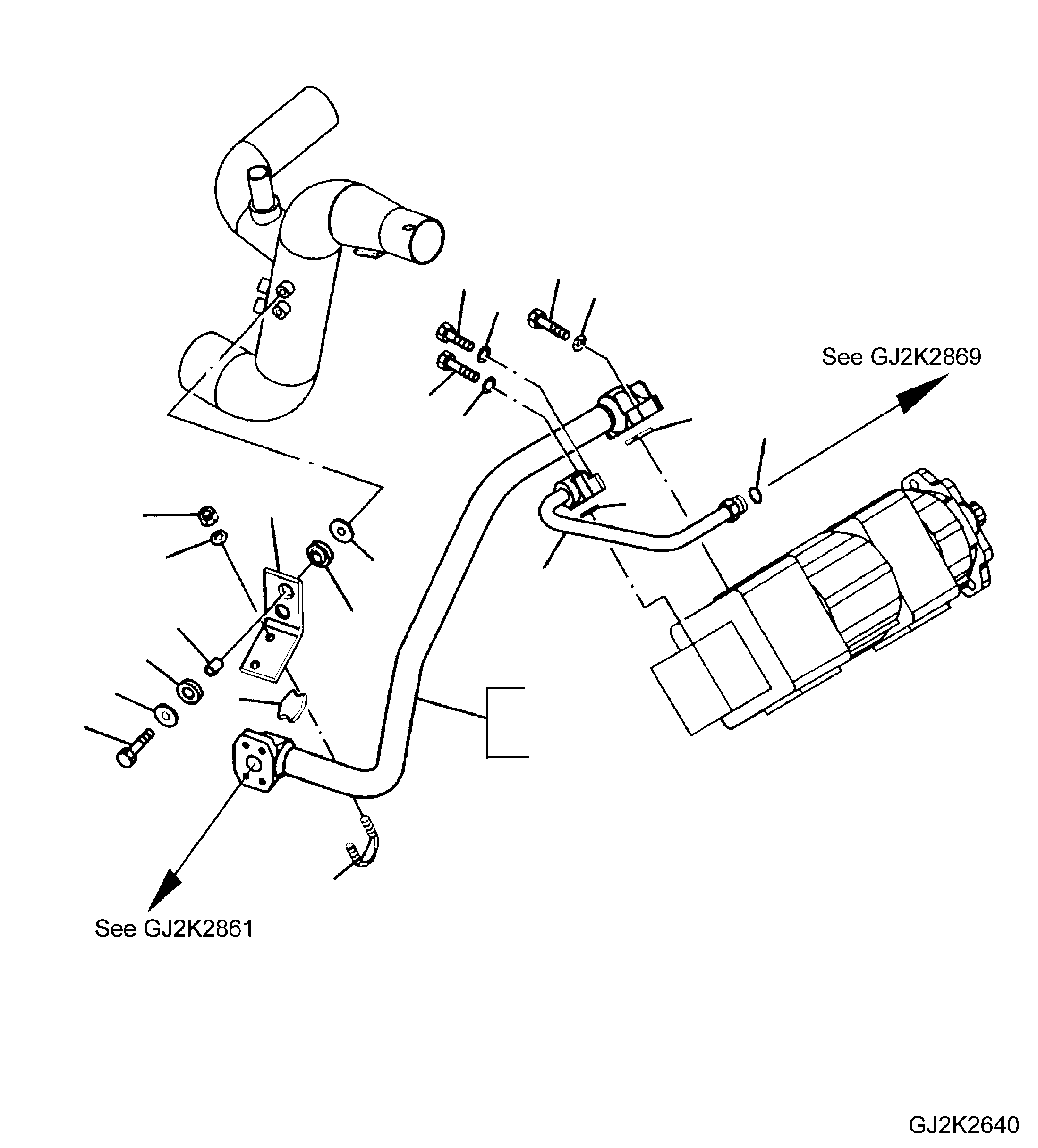PIPE (WITH BRAKE COOLING) 421-U44-4210 KOMATSU