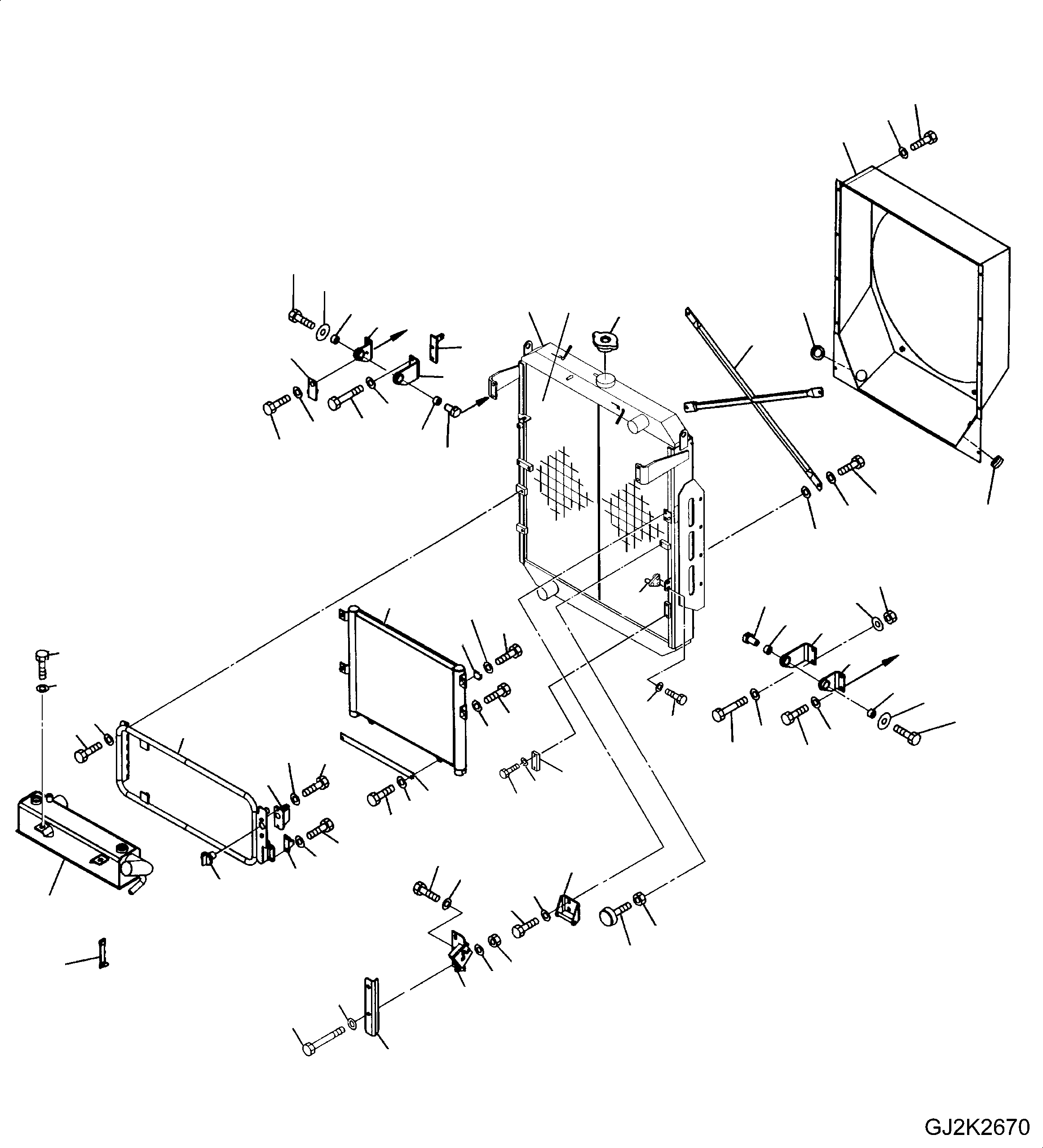 SHROUD (WITH BRAKE COOLING) 421-U44-3420 KOMATSU