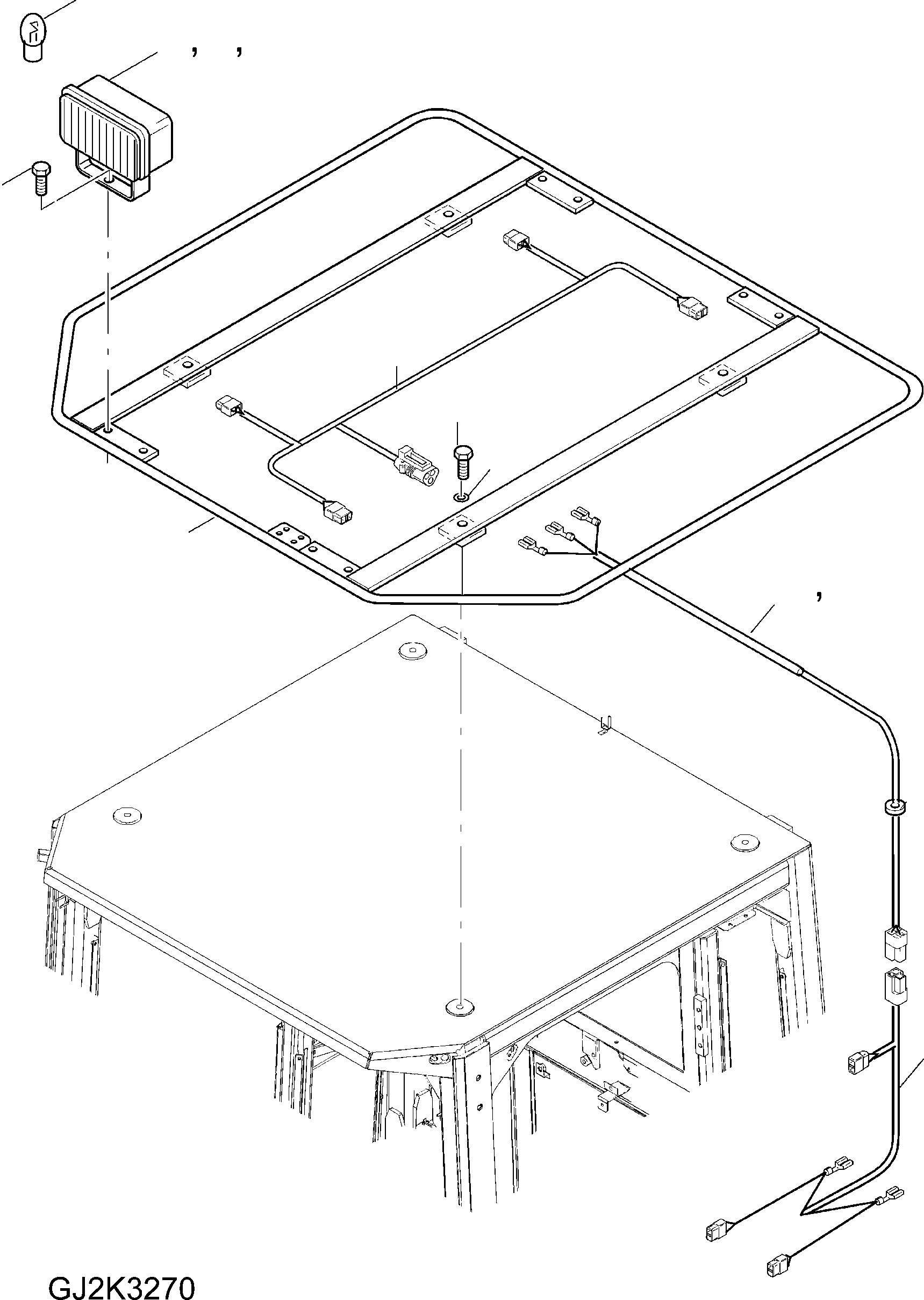 Жгут проводов 421-06-H2AR0 KOMATSU